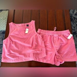 NWT Gap ultra soft denim set! Size small